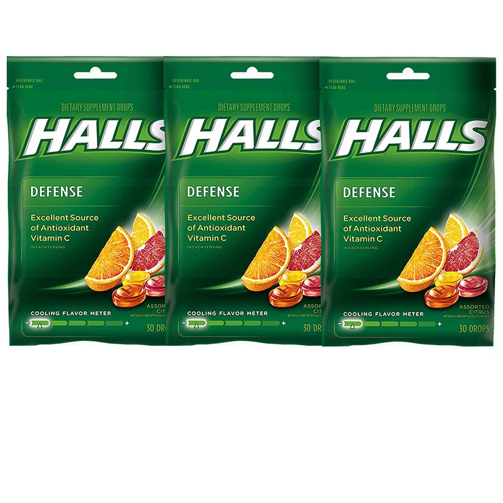 ויטמין C Drops Assorted Citrus - 30 ct, Pack of 3