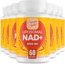 2000 MG NAD תוסף, Liposomal NAD+ עם Absorption גבוהה, יותר נוח Nicotinamide Riboside, Pure & Plus Boosting תוסף, Aging Defense, Metabolism & cell, 480 Softgels