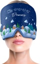 TheraICE Migraine Relief Cap, Cooling Gel Hat, Soothing Headache Ice Pack Products, Face Cold Compress Head Wrap for Tension & Stress