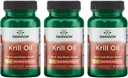 Swanson EFAs- קריל שמן - כוח מקסימלי - 1 גרם, 30 Softgels (3 Pack)