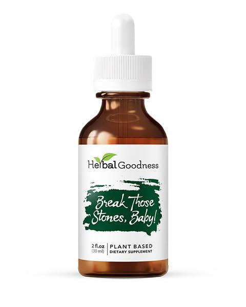 Herbal Goodness Break These Stones Baby - Kidney ניקויse Detox and Liver Detox Health Herbal תוסף, צ'נקה Piedra (Kidney Stone Breaker), Dandelion Root, Milk Thistle - 2 Fl. Oz.