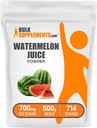 BulkSupplements.com Watermelon Juice אבקת - מ- Watermelon פירות, אבקת פירות, תוסף Hydation - 700 מ"ג לשרת, 500g (1.1 lbs) (Pack of 1)