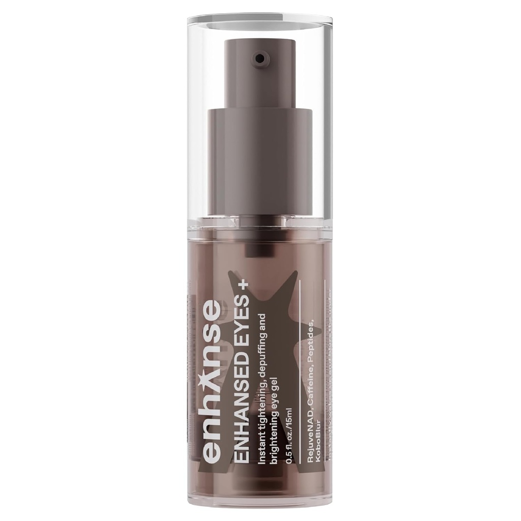 תחת Eye Gel for Men, Caffeine Eye Cream, Peptides, RejuveNAD, Deep Tighting, Brighting, Depuffing for Under Eye Bags, Blurs Fine Lines and Dark Circles, 0.5 Fl Oz