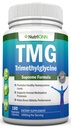 TMG Trimethylglycine תוסף - 1000 מ"ג - 180 קפסולות - Premium Pure Betaine Anhydrous - תמיכה רגילה Homocysteine & Blood לחץ רמות - מקדם תהליכי מיתילציה - Non-GMO Formula