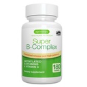 Igennus Super B-Complex Methylated B ויטמינים - Sustained לשחרר, תווית נקייה ו Absorption גבוהה, עם 5-MTHF Folate & Methyl B12, אנרגיה, Mood & Cognitive Performance, מעבדה מאומתת, 180 טבליות קטנות