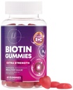 ויטמין שיער מסטיקמי עם ביוטין 5000 mcg - תמיכה צמיחה שיער עם ויטמינים E & C עבור Thicker, חזק יותר שיער יפה - שיער עור וציפורים ויטמין לנשים, non-GMO, Gluten Free - 60 מסטיק