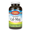 קרלסון - Chelated Cal-Mag, 2:1 Calcium כדי Magnesium Ratio, תמיכה העצם, תפקוד שרירים ואנרגיה ייצור, 180 טבליות
