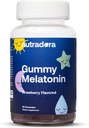 Melatonin Kids Sleep Gummies - Sleep Gummies for Children and Adults Help to Regulate Sleep, Wake Cycle, Relaxation, Enhance Sleep Excellence, Strawberry Flavor, Made in USA, 60 חניכיים