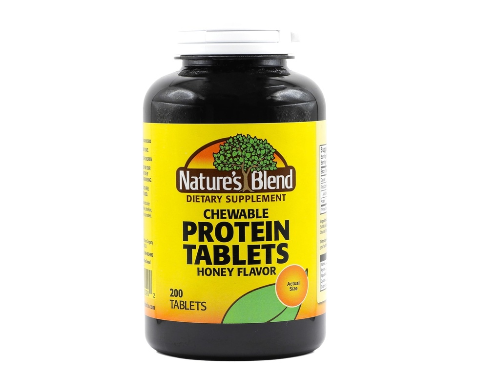 Natures בלגן חלבונים Tablet Honey Flavor 200 טבליות