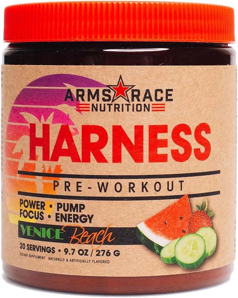 The Arms Race Nutrition Harness Pre-Workout - ונציה ביץ' (20 משרתות)