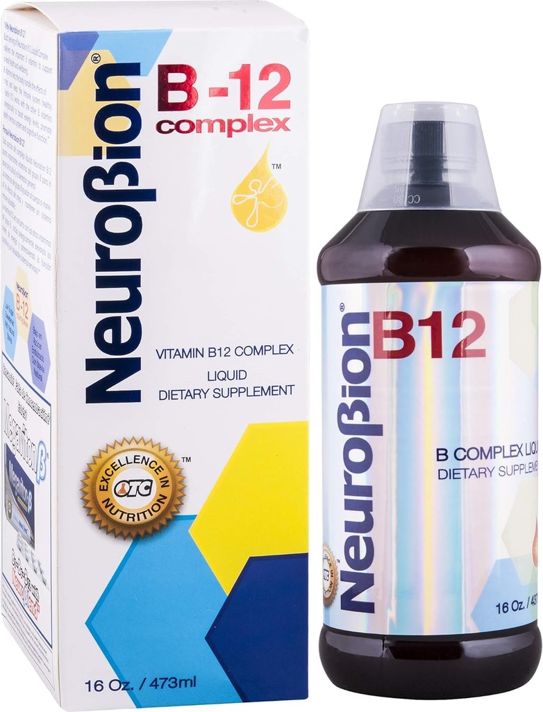 הורמון ויטמין B12 מורכב 16 Oz נוזל Citrus Flavor