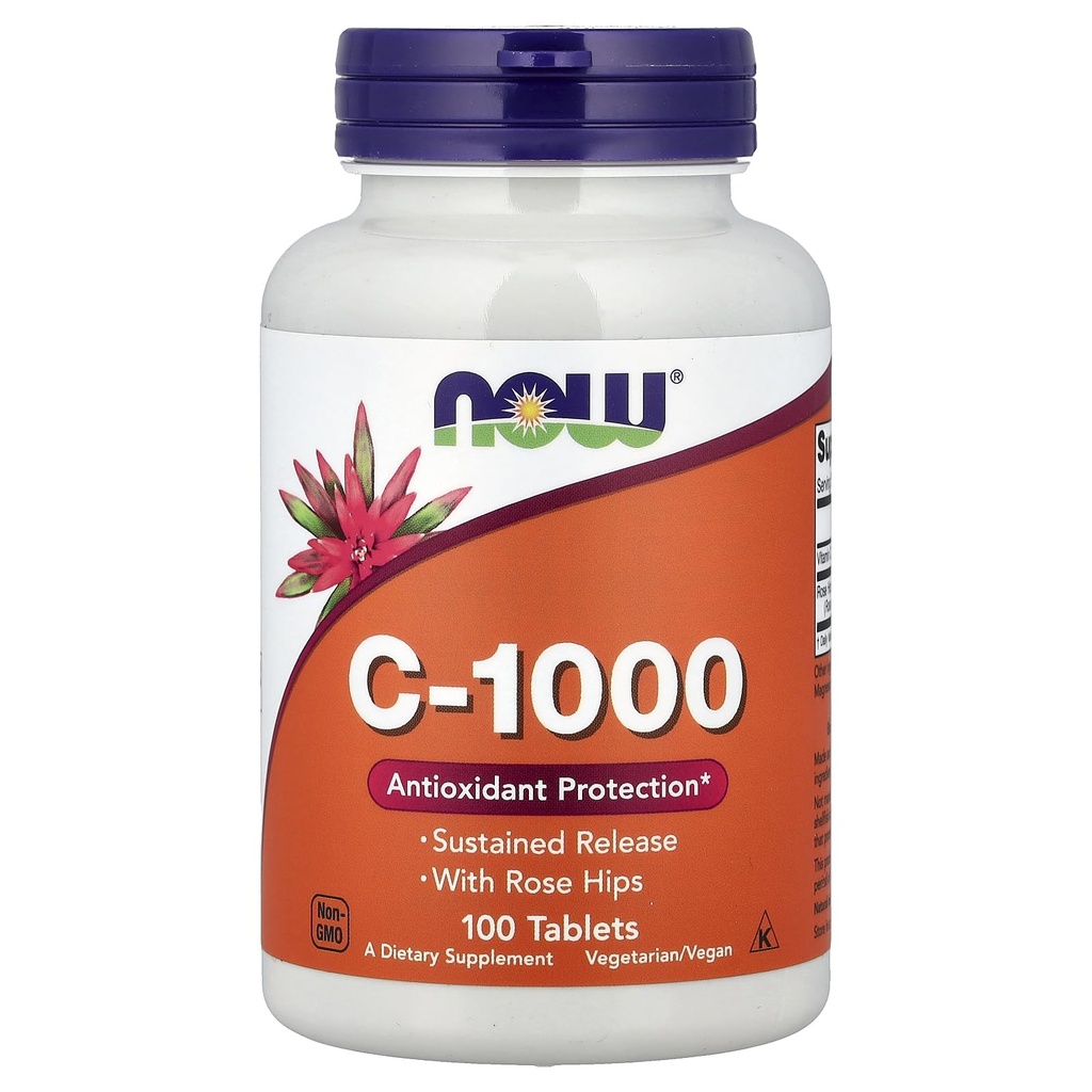 Now Foods ויטמין C-1000 Sustained Tablet