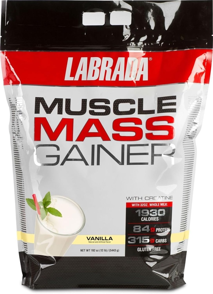 Labrada Nutrition שריר מס מקבלר, וניל, 12 פאונד