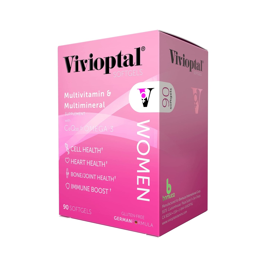 Vivioptal, Women, Multivitamin & Multimineral תוסף, 90 קפסולות