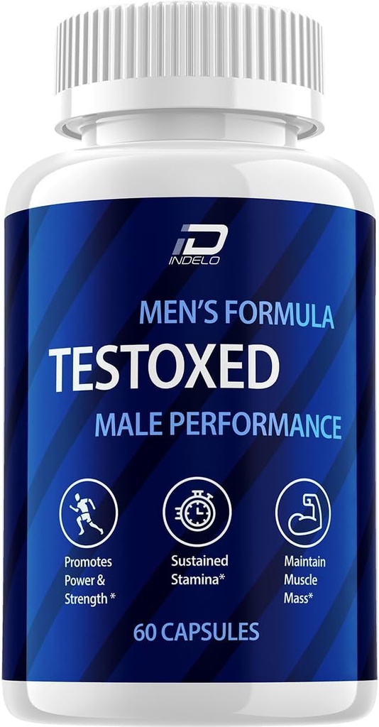 תוספי קפסולות Testoxed, Testoxed Advanced Men Wellness Support, הרשמי Testoxed מקסימום Power Energy Performance, Testoxed Premium Dietary Formula Reviews (1 Pack - 60 קפסולות)