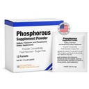 תוספי Phosphorus 12 Packets, אבקת תוספי תזונה עם Sodium Phosphate ו Potassium Phosphate, פירות פלפורה אבקת תוסף עבור אלקטרוליטטה, בריאות העצם וקידני בריאות