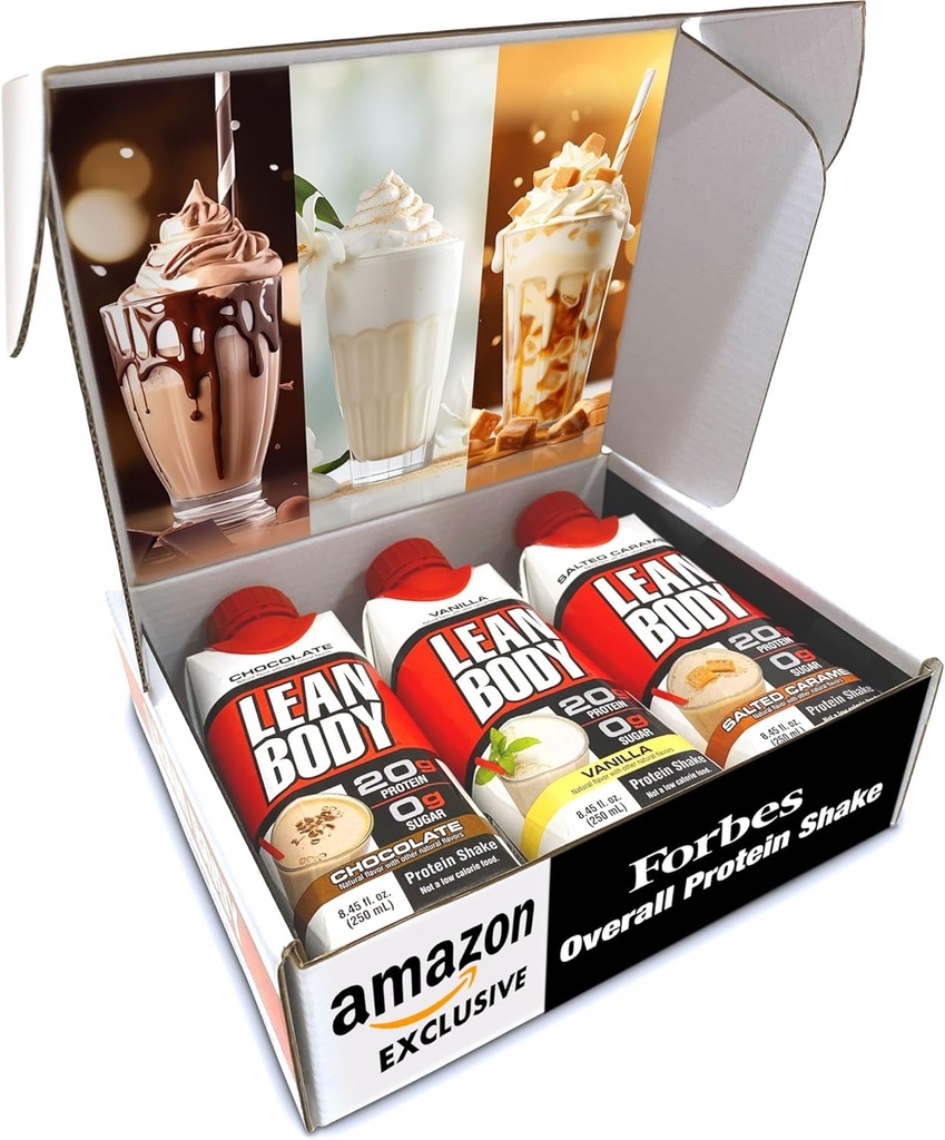 Labrada Lean Body Triple Taster Pack | On-The-Go Whey בלעת חלבון שקד, Zero Sugar, Gluten Free, Enriched with 22s & מינרלים 8.45Fl Oz (Pack של 3)