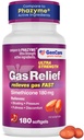 GenCare - Ultra Power Simethicone Gas Relief 180 מ"ג (180 Softgels) | Anti Flatulence, Bloating Aid, Stomach Discomfort and Gas Pressure Reliever Pills