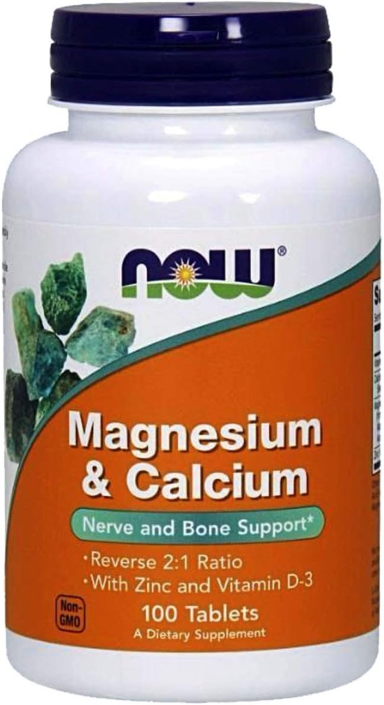 Now Foods - Magnesium & Calcium 2:1 Ratio 100