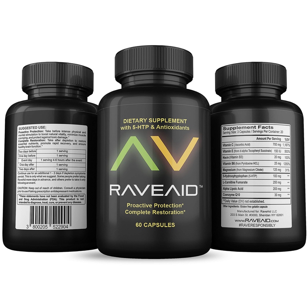 אמון מאז 2011 - מניעת Comedowns, צמצום Jaw Clenching, Neurotoxicity Protection