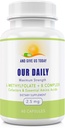 The Daily Vites L-Methylfolate B Complex Cofactors & Essential Amino Acids (2.5 מ"ג) - Active Folate, Methylated B12 Methylcobalamin, B6 ו- Glycine - 60 הרוזן