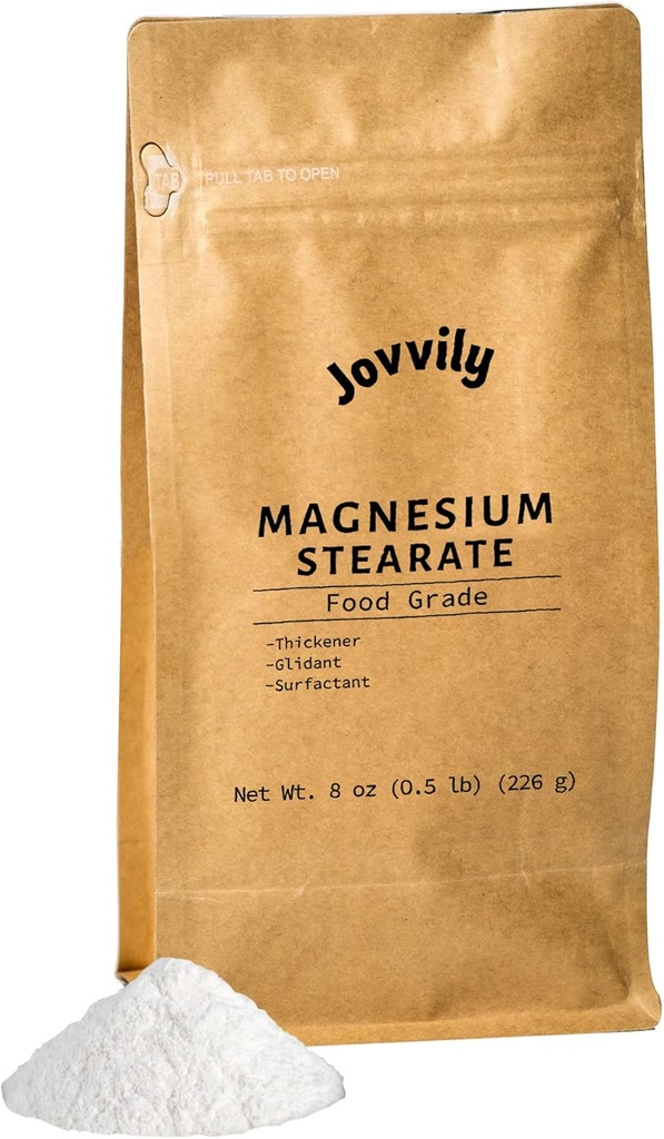 Magnesium Stearate - 8 oz - Low Toxicity - Glidant