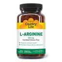 המדינה חיים L-Arginine Caps עם ויטמין B-6, 500 מ"ג, 200 קפסולות טבעוניות, מוסמך Gluten חינם, מוסמך טבעוני
