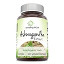 מדהים הודו Ashwagandha 500 מ"ג תוסף Veggie | Made with Natural Ashwagandha | Non-GMO | Gluten Free (120 Count)