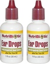 אוזן תזונתית טיפות עם Grapeפירות Seed Extractd Extractd ו שמן עץ תה (Pack of 2), 1 Oz כל אחד