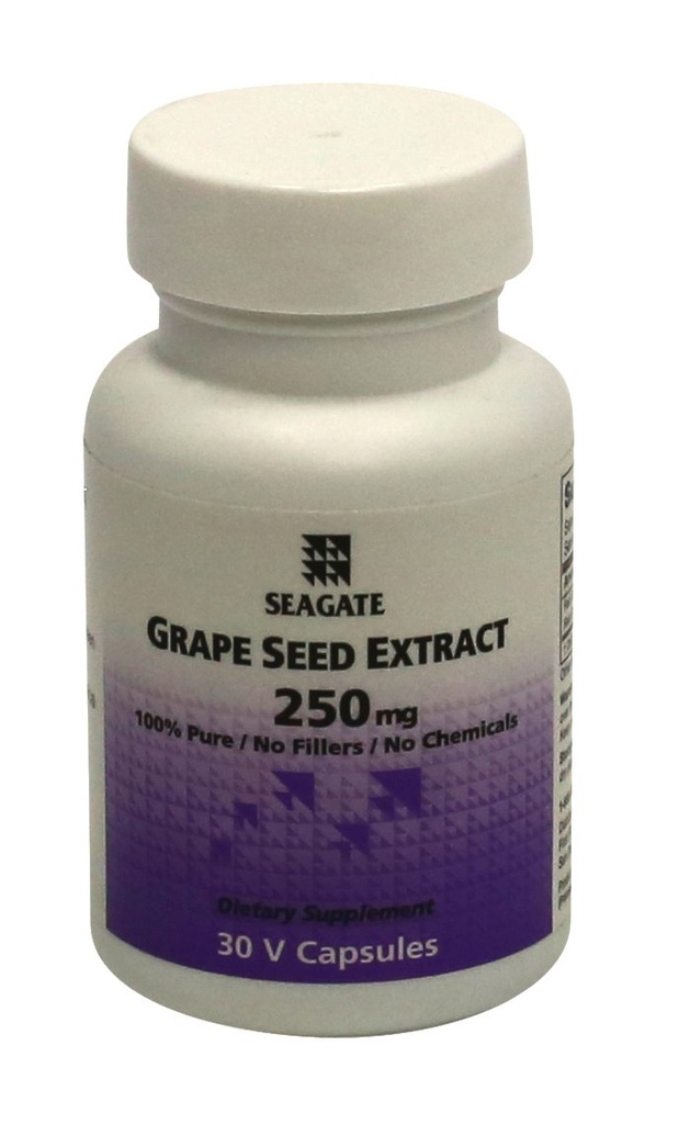 Seagate מוצרים Grape Seed לחלץ 250 מ"ג 30 קפסולות