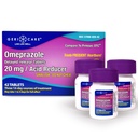 GariCare Omeprazole נדחה טבליות 20 מ"ג Stomach Acid גלולות עבור 24 Hour Heartburn- Acid Reflux Medicine כדי לטפל טבליות הקלה Frequent Heartburn- Anti-Acid Relief Tablets (42 Count)