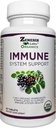 Zenesis Labs אורגני Immune תמיכה תוסף ויטמין C, Moringa, Elderberry, Astragalus, Oregano, ג'ינג'ר, Garlic (90 טבליות, 30 יום אספקה)