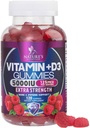 ויטמין D3 תוספת חניכיים 5000 IU (125 mcg) ויטמינים דיאטניים D עבור גברים ונשים - עצם, שיניים, שריר ותמיכה בריאות החיסון, High Potency VIT D3 Nature's Non-GMO & Gluten חינם - 120 מסטיקנים