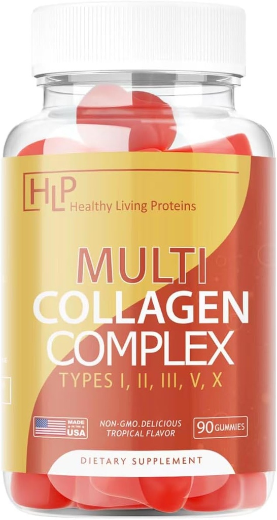חלבון חי בריא | Multi hydrolyzed Collagen Complex Peptides type I,II, III,V ו- X | חלבונים אורגניים טהורים, Grass פד