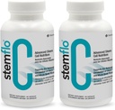 להפוך את המערכת שלך עם StemFlo® מתקדם פורמולה 2 Pack - Trans-Resveratrol, Curcumin ו Super Antioxidants for Health, Longevity ו Vitality