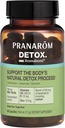 Pranarom - Aromaboost Detox Herbal תוסף - מבטל את טוקסין ודרין הגוף - חלב זהט ו Zinc - ויטמינים D3 ו- E - שמן לימון חיוני - 60 הרוזן