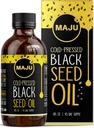 MAJU Black Seed Oil - 3 פעמים Thymoquinone, Cold-Pressed, 100% טורקי שחור קמיין Seed שמן, שמן שחור נוזלי, זכוכית בקבוק, 8 oz