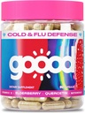 Goood Immunity Booster for Adults - ויטמין C עם תוספי Zinc & Quercetin עבור תמיכה ב- Immunity Support - Elderberry תוספי עבור Immunity Boost - Non Allergenic Gluten Free Non-GMO Immune Booster