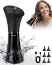 HeaDot אוזניים Wax removal עם טמפרטורת מים חכמה, מים מופעל האוזן נקי יותר עם 6 טיפים, בטוח ויעיל האוזן Wax Removal Kit עם 4 רמות לחץ - IPX7