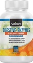 Enzymes עם Probiotics ו Prebiotics - Multi Enzyme טבעוני אורגני Gut ו Immune תמיכה תוספת לגברים ונשים - 180 קפסולות - עבור Bloating, Gas, Lactose Intoleranceance