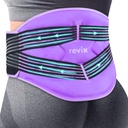 ReVIX Reusable Large Back Ice Packs with Compression Fits, מכוונן ב-Lombar, Sciatic Nerve, Soft Plush Lining, Cold Compress Therapy