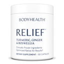 BodyHealth Inflam הקלה, תוסף משותף, הקלה עבור Back, Knees, Hands, עם Turmeric, Boswellia, ג'ינג'ר, All Natural, Non-GMO, Gluten Free (90 קפסולות)