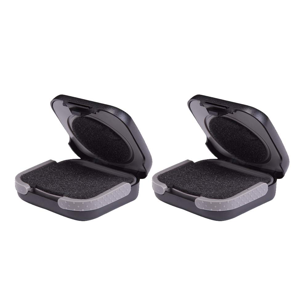 SOUNDLINK Hearing Storage Case Hard - שיחות עם Box Small Holder for CIC, ITC, Not for BTE ABS Black (2 PCs in 1 Pack)