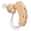 MEDca Hearing Amplifiers 2 Pack - Digital BTE Personal Sound Amplifier w/Noise Reduction & Volume Control, LR44 Battery Powered, 6 כימות אוזניים, שמאל / ימין, קטן ודיסקרטי