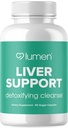 Liver Support - Powerful Detoxifying Cleanse תוסף - מכיל חלב Thistle, Dandelion, Turmeric, ג'ינג'ר, Beet Root, Berberine, & Artichoke - 60 קפסולות ירקות (60 ספירה)
