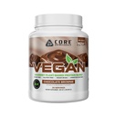Core Nutritionals טבעוני Gourmet צמח חלבון מבוסס חלבון תערובת | עם טבעוני BCAAs | Lactose, Soy, Sugar, & Gluten Free | 21g Pea חלבונים | 2 פאונד (Choate Brownie Batter)