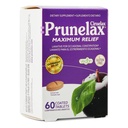Prunelax Ciruelax מקסימום הקלה טבליות עם טבעי Senna עבור Occasional Constipation, Senna Extract, טבעוני & Gluten-Free, Gentle Overnight הקלה - 60ct
