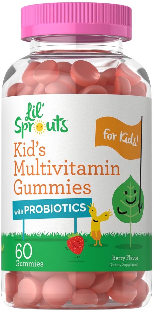 Carlyle Kids Multivitamin Gummies with Probiotics | 60 Chewables