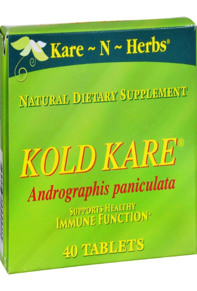 Kold Kare Daily Immune Health Function, 40 Count | יעיל נגד קר, Sinus, Allergy סימפטומים