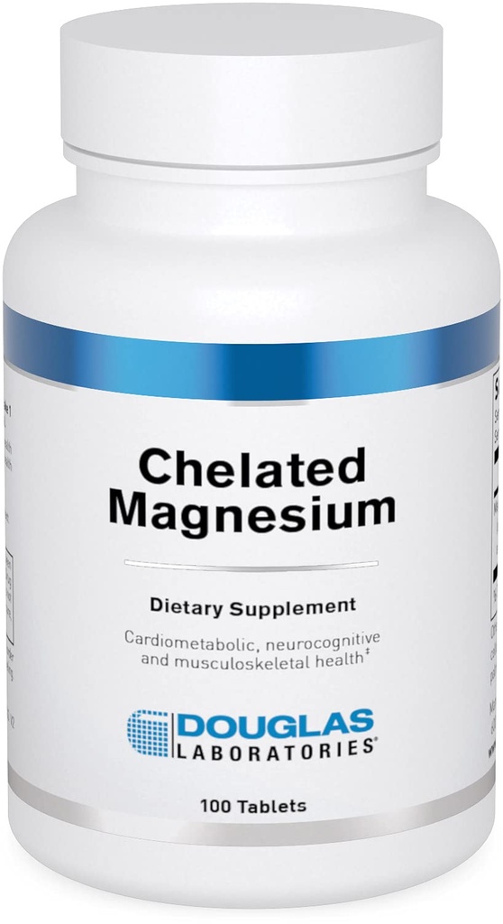 דאגלס מעבדות Chelated Magnesium | תומך במטבוליזם אנרגיה, לב, שרירי Skeletal ו מערכת העצבים